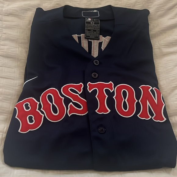 Authentic collection Nike Boston Red Socks Navy Jersey NIP - Picture 8 of 8